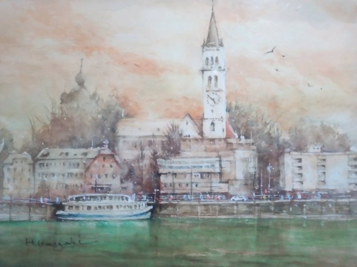 ボ-デン湖沿いの風景