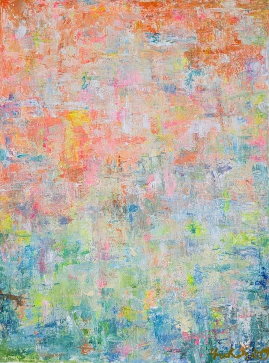 湖面で遊ぶ夕映