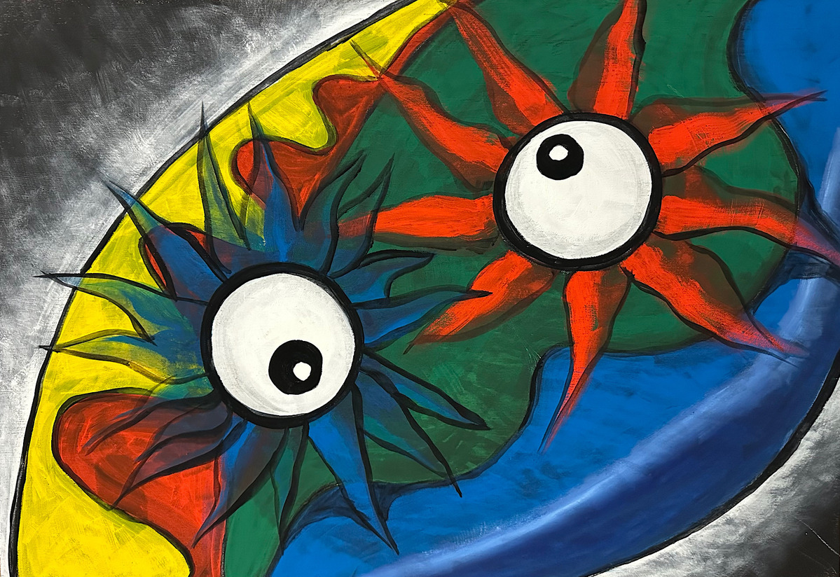 赤い目と青い目