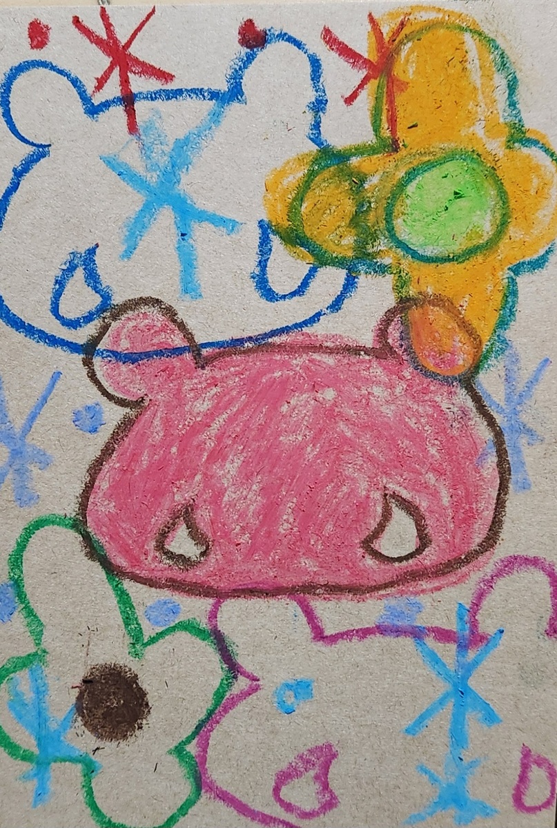 くまのリンと花