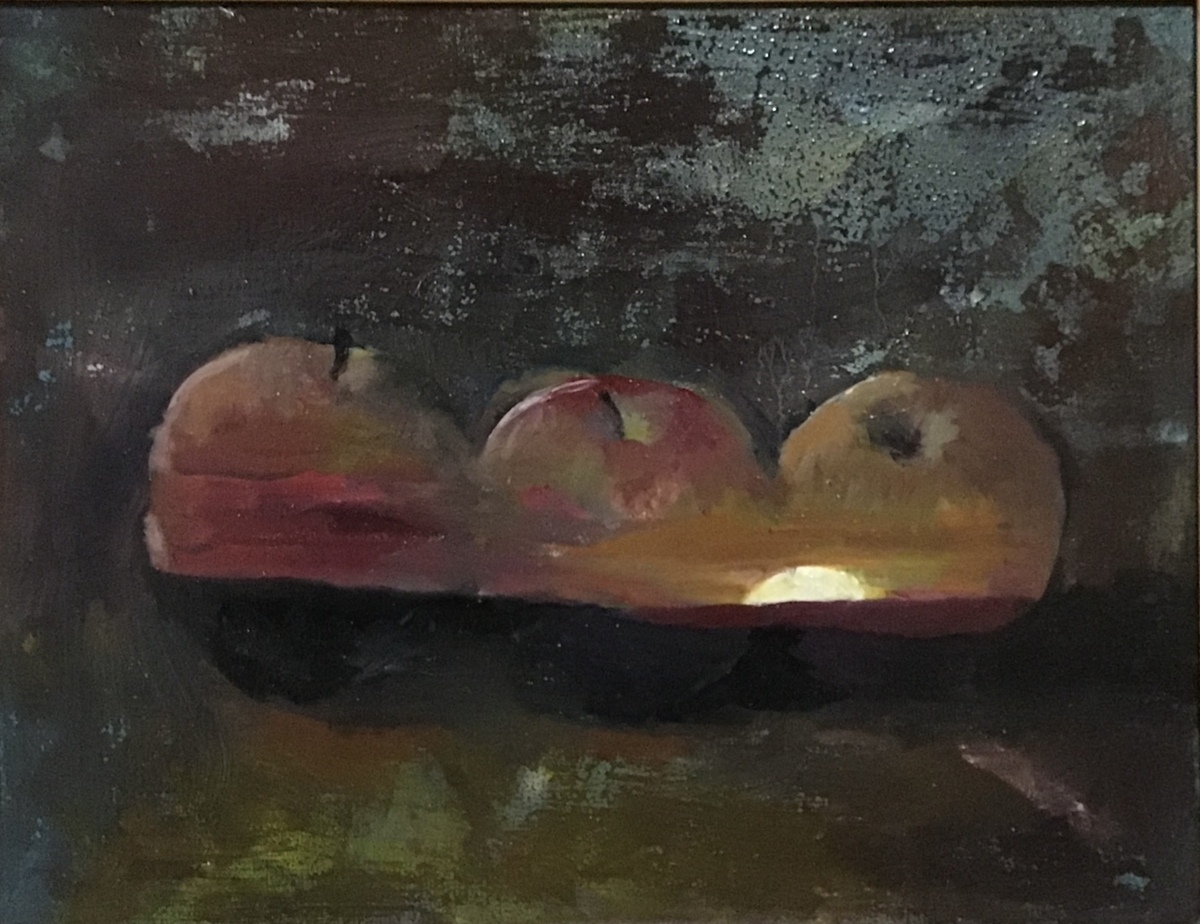 りんごの朝焼け