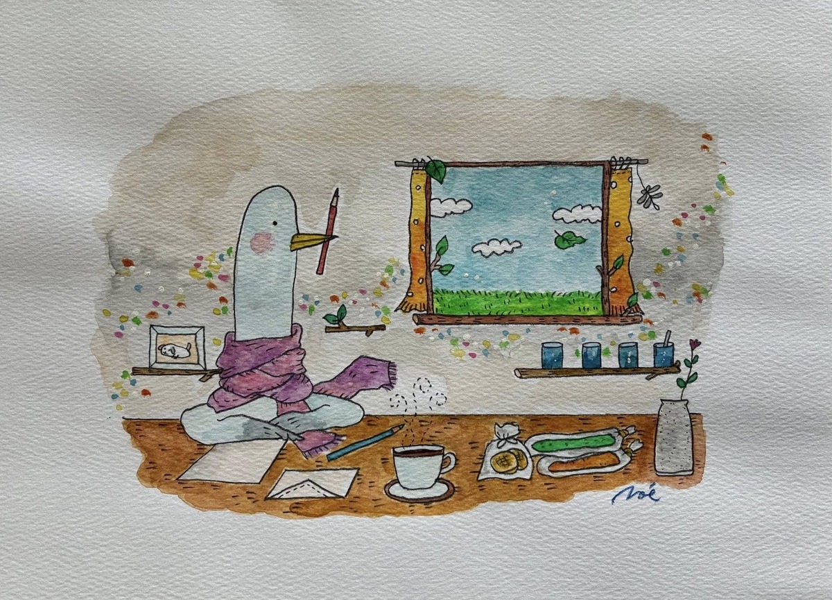 谷中鳥さんのアトリエ