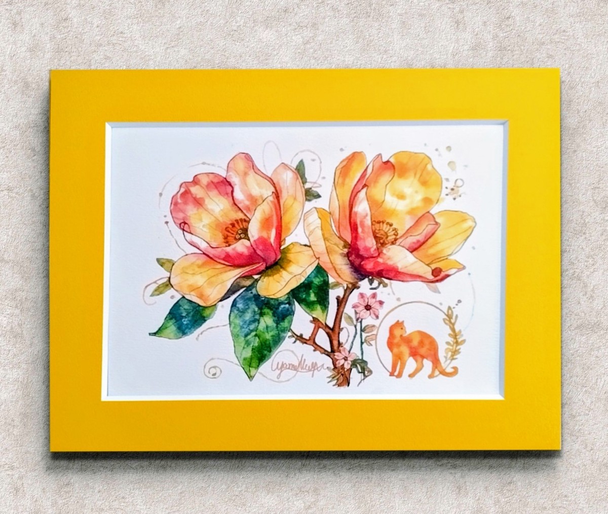 琥珀の午後、花の円舞(ワルツ)