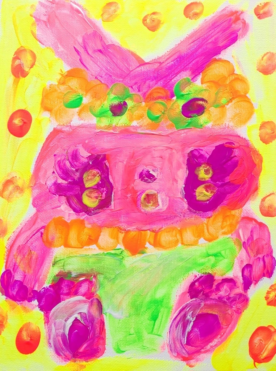 花かんむりうさぎちゃん