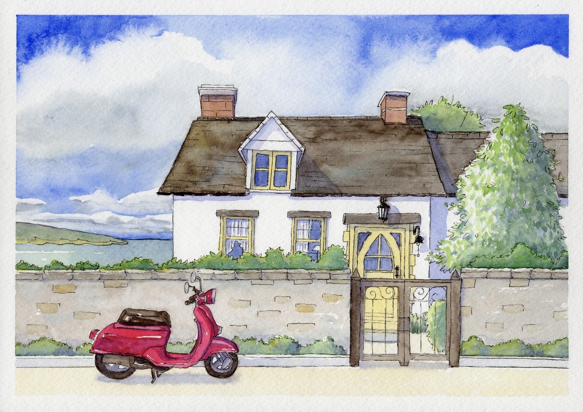 いつかのどこか/水彩画no.1