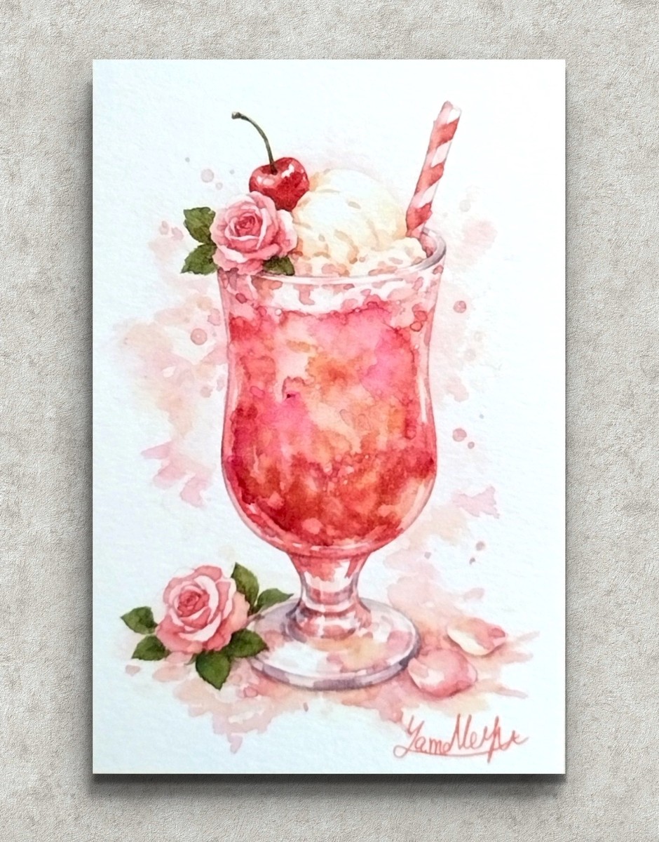 秘密の庭のルビーソーダ