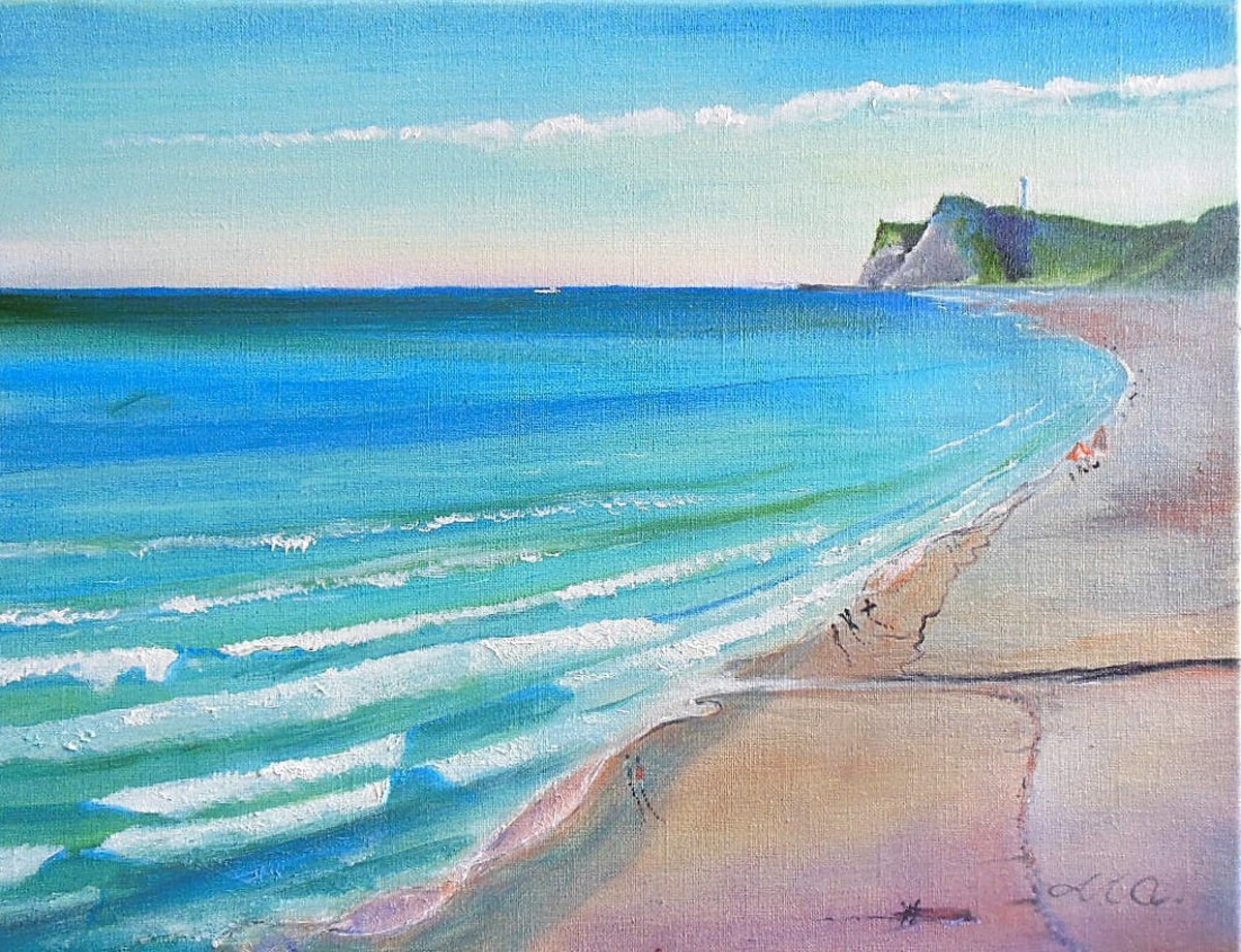 初夏の塩屋崎灯台 f-6号