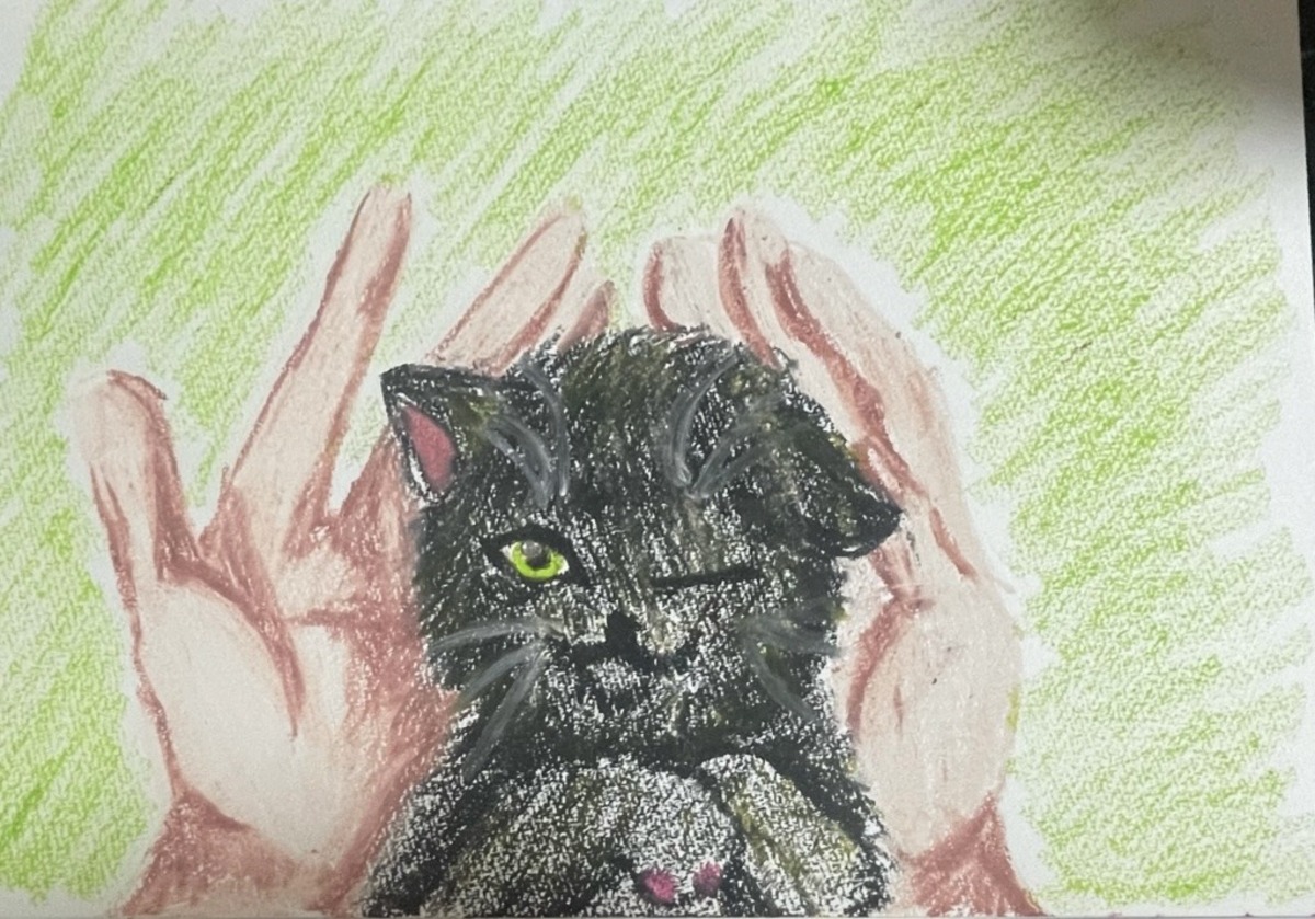 また手のひらで