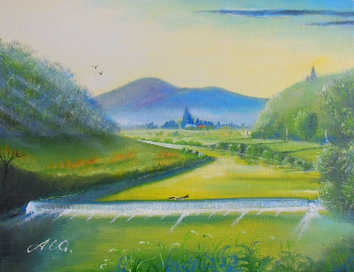 初夏の午後 f-6号