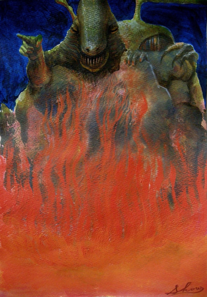 炎中に住む妖怪達