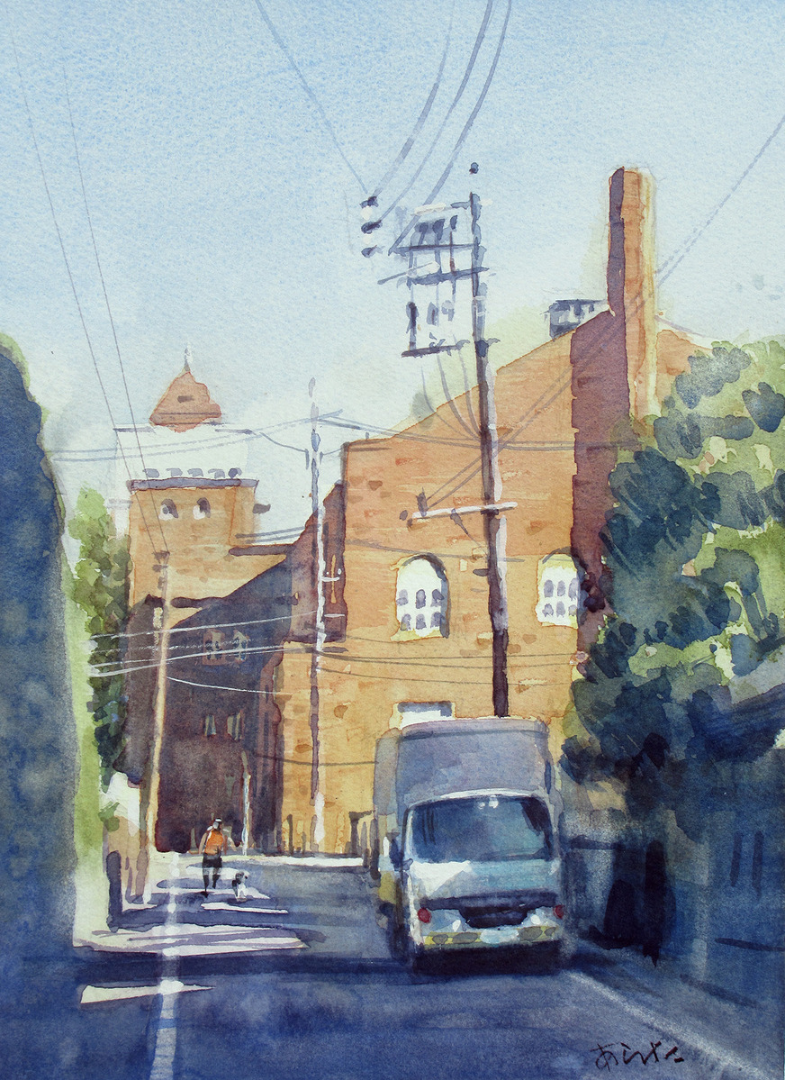 別府公会堂裏通り風景