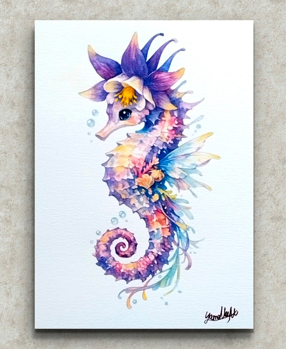 苧環の花冠と海の竜