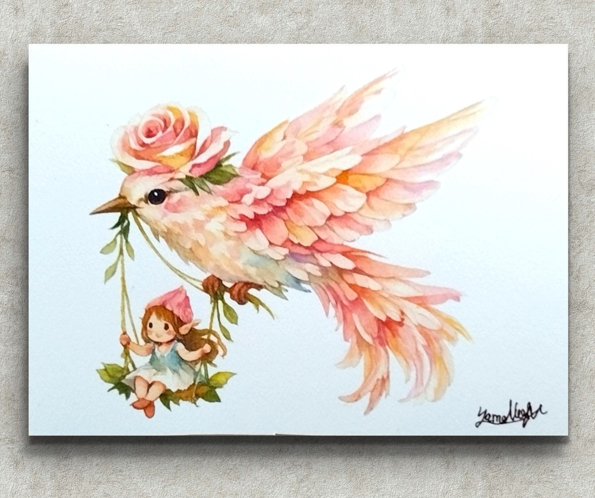 薔薇冠の翼と空飛ぶ花園の案内人