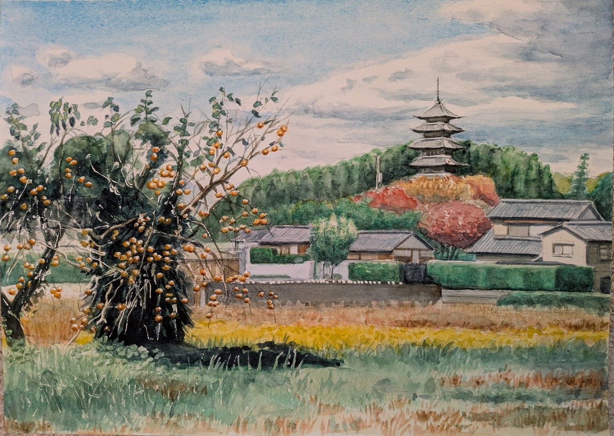 静かなる国分寺五重塔