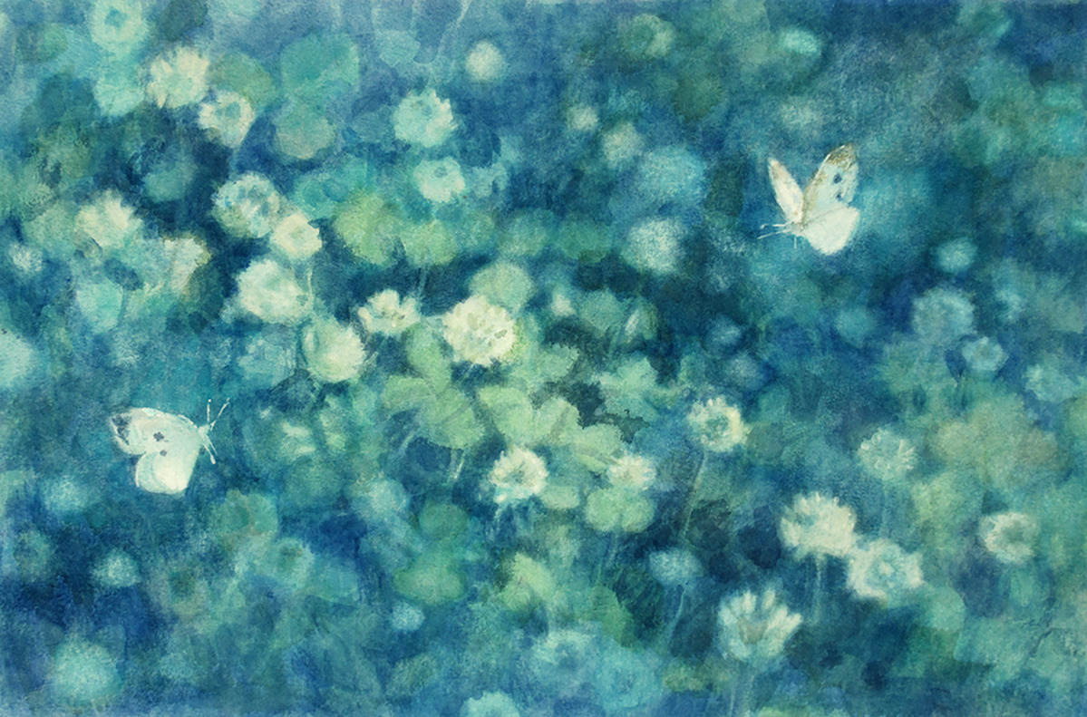 木漏れ日の下で