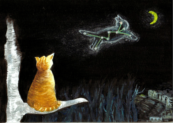 猫 キャンバス 絵画 30×21cm （大きいサイズ アートパネル