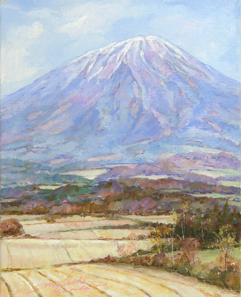 羊蹄山冠雪」 by 旅びっとん｜Artmeter｜暮らしを彩るアートが