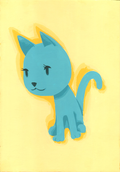 青い猫