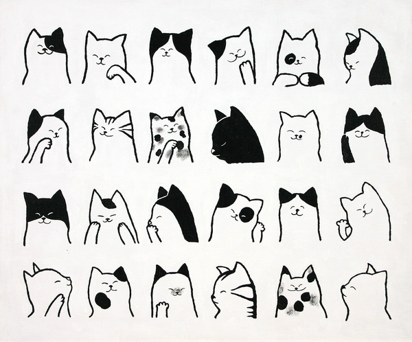 猫模様 By さえサエコ アート 絵画販売サイト Artmeter 国内最大級のインディーズアート専門マーケットプレイス