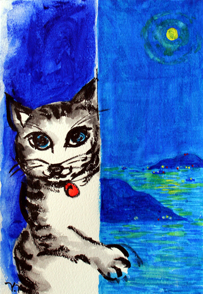 月夜の海のストーリー