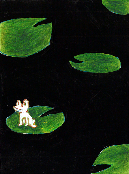 夜の池