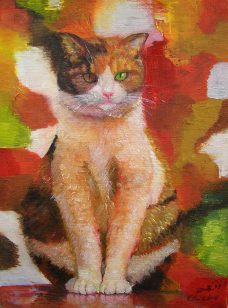 三色猫」 by ちえぞう｜アート・絵画の販売(通販)サイト Artmeter - 国内最大級のインディーズアート専門マーケットプレイス