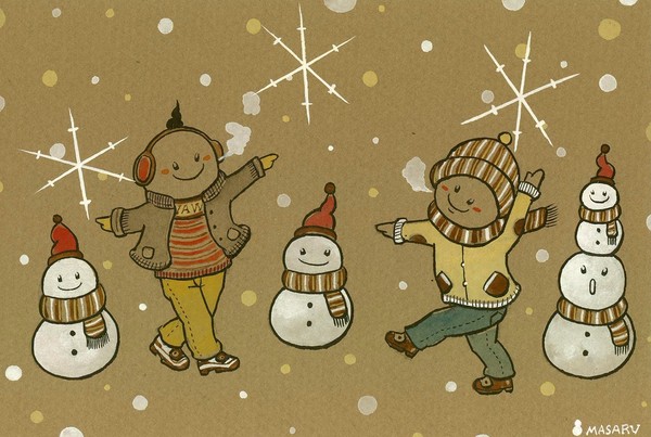 雪だるまダンス