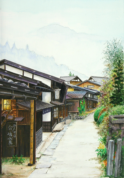 妻籠宿」 by HIROKI｜Artmeter｜暮らしを彩るアートが、きっと見つかる