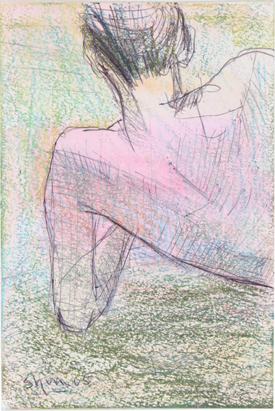肘をつく