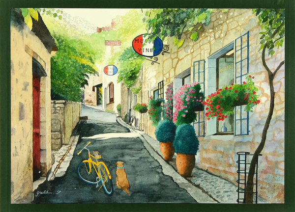 最適な価格 路地の風景 11」 by YOSHIHARU｜Artmeter｜暮らしを彩るアートが 絵画