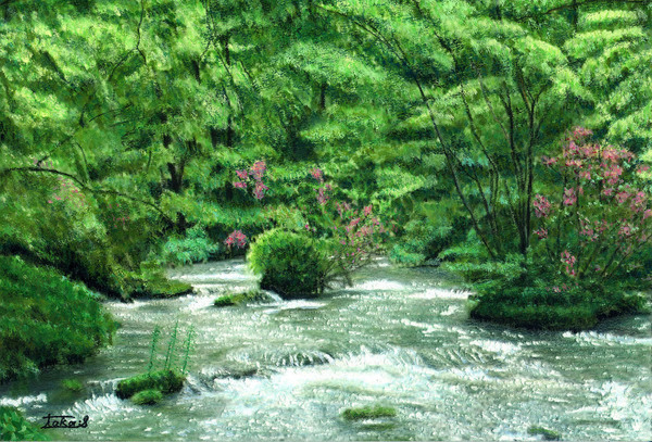 春の奥入瀬渓流