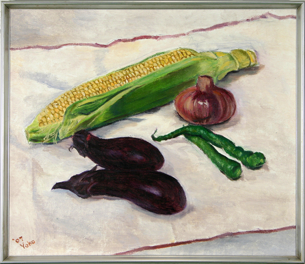 野菜たち　油絵　＜お値段ご相談ください＞ 野菜たち 油絵 ＜お値段ご相談ください＞ 野菜たち 油絵 ＜お