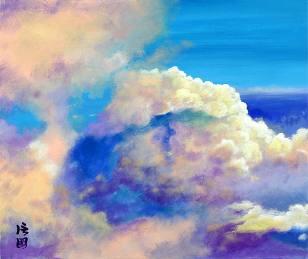 ピンクの雲