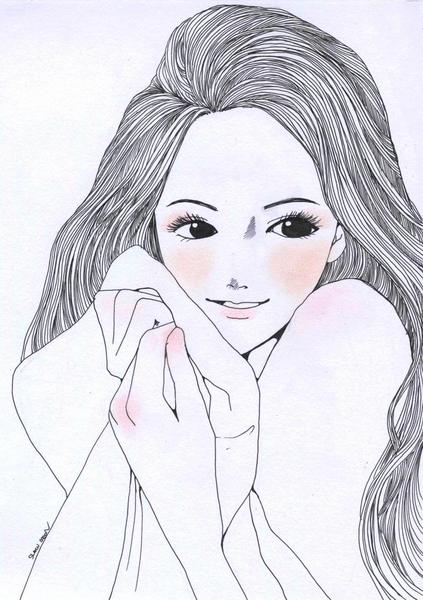 頬擦り