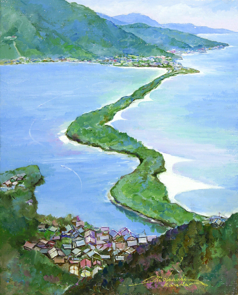絵画　天の橋立　K.wakayama作 経典ブランド 絵画 天の橋立 K.wakayama作 絵画 - 絵画