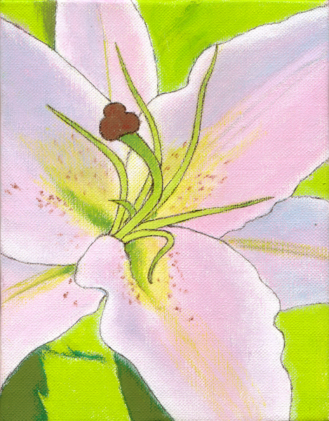 百合の花