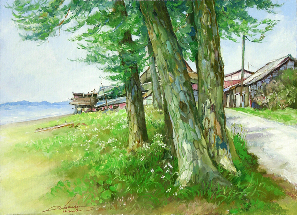 湖辺の道(近江)
