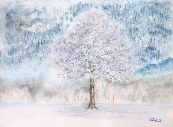 雪の華