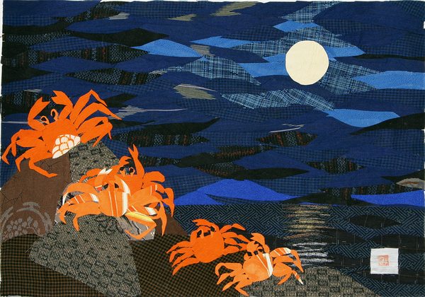 月夜の蟹