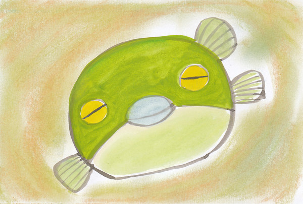 イラスト画 みどりふぐ 西本都子 Art Meter