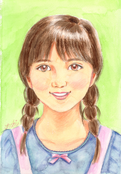 みつあみの少女