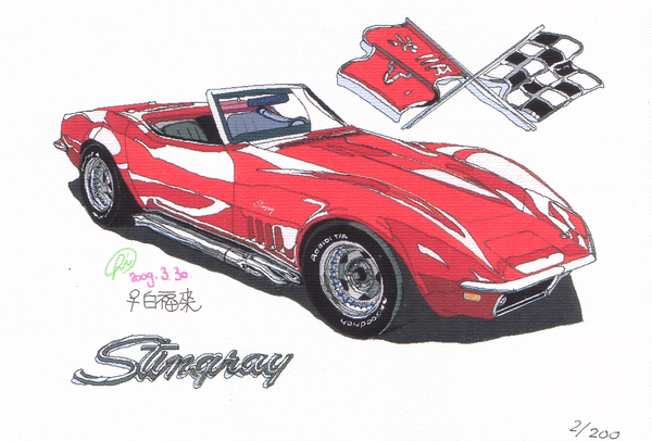 Cool画 アメ車 1 2 0 白ふくろう Art Meter