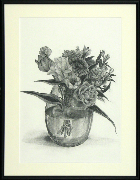 花瓶の花 スケッチ A4サイズ 21 キッチン・日用品・その他 花瓶の花 スケッチ A4サイズ
