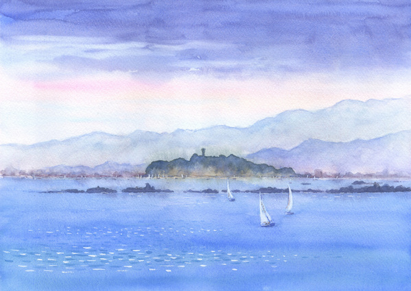 絵画  江の島 シーズン３ 絵画 江の島 シーズン3
