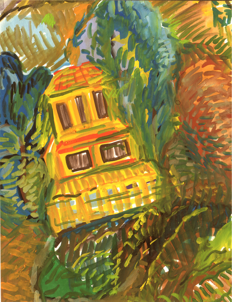 イラスト画 ロケットハウス Kibako Art Meter