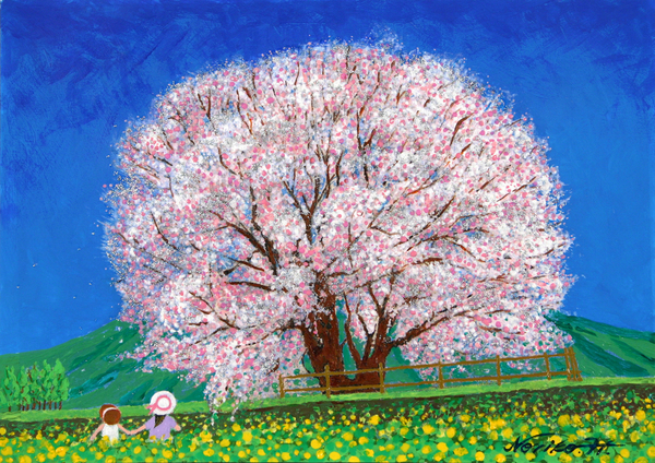 「大桜」 by NOKKO｜アート・絵画販売サイト Artmeter - 国内最大級のインディーズアート専門マーケットプレイス
