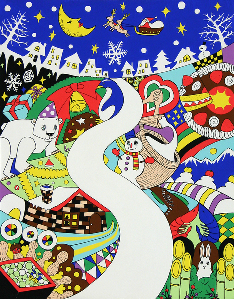 「ウィンターロード」 by mutsumi|アート・絵画の販売(通販)サイト Artmeter 国内最大級のインディーズアート専門