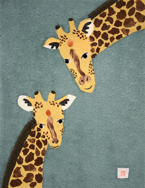 きりん 2」 by 実佐衣｜Artmeter｜暮らしを彩るアートが、きっと見つかる 