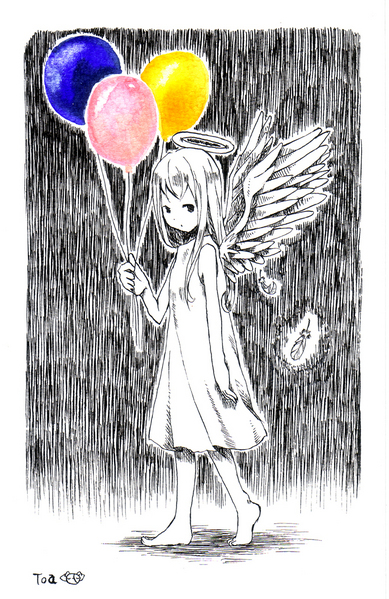 天使」 by 兎亜｜Artmeter｜暮らしを彩るアートが、きっと見つかる