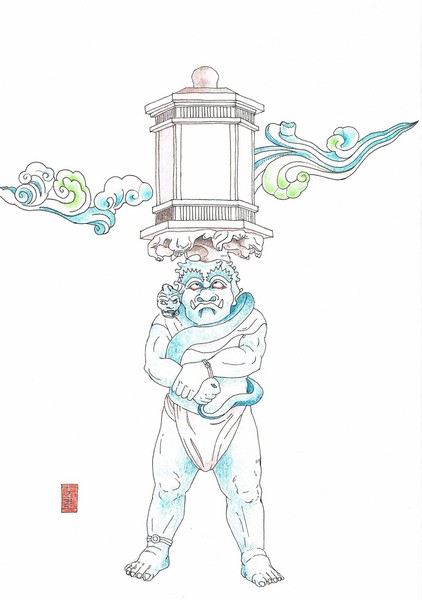 静物画 興福寺 龍燈鬼立像 七 重 Art Meter